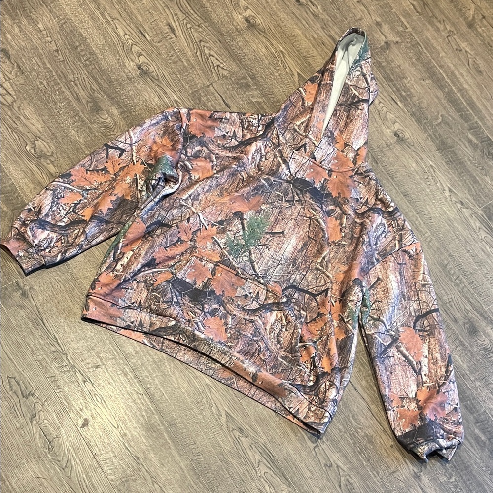 Camouflage Hooded Sweatshirt